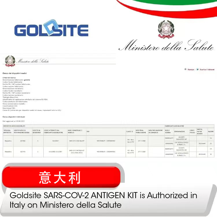 國賽生物新冠抗原檢測產品獲批準入歐洲多國政府白名單！